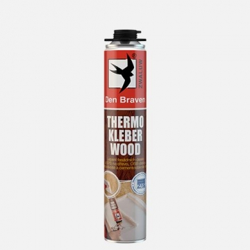 THERMO KLEBER WOOD, pistolová dóza 750 ml, žlutá