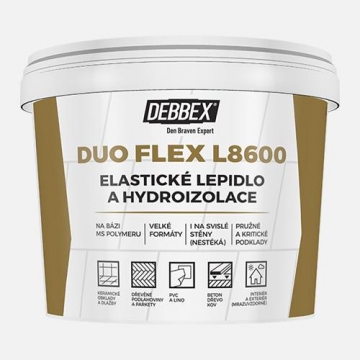 Elastické lepidlo a hydroizolace DUO FLEX L8600, kbelík 5 kg