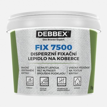 Disperzní fixační lepidlo na koberce FIX 7500, kbelík 1 kg